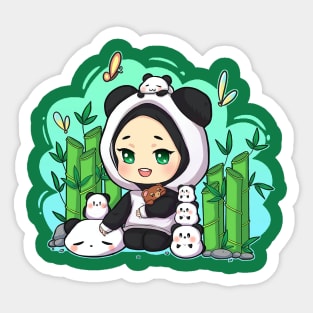 Panda-chan, will soon be available as totebag as well Sticker